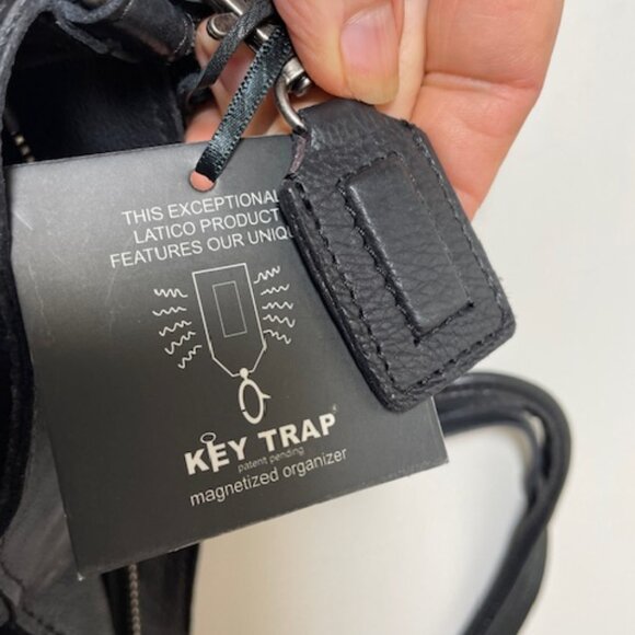 NEW Latico Leathers Black NolanTote/Crossbody - Picture 5 of 11